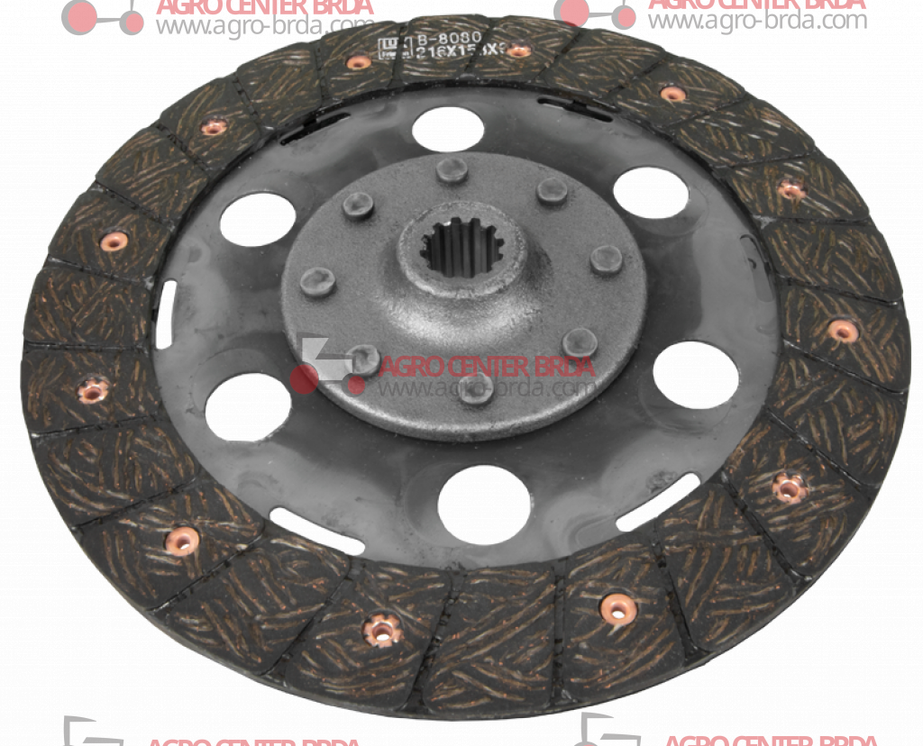 PTO clutch disc rigid