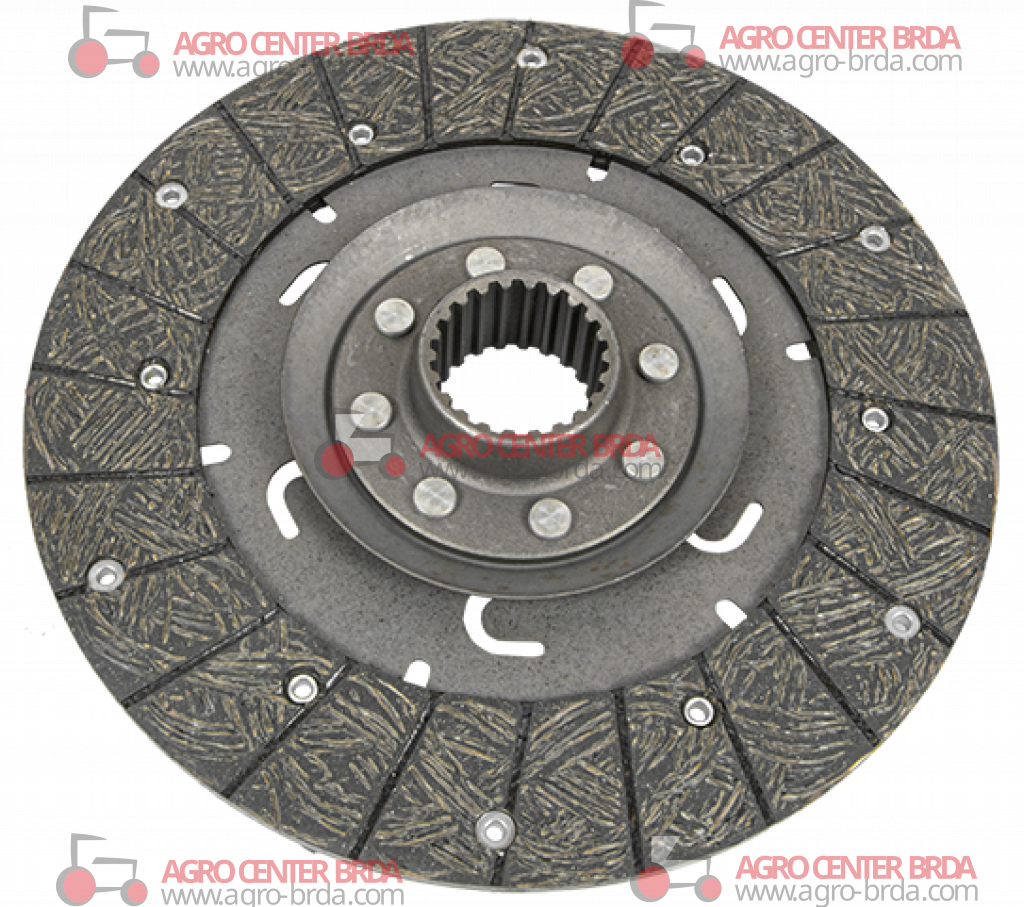 PTO clutch disc rigid