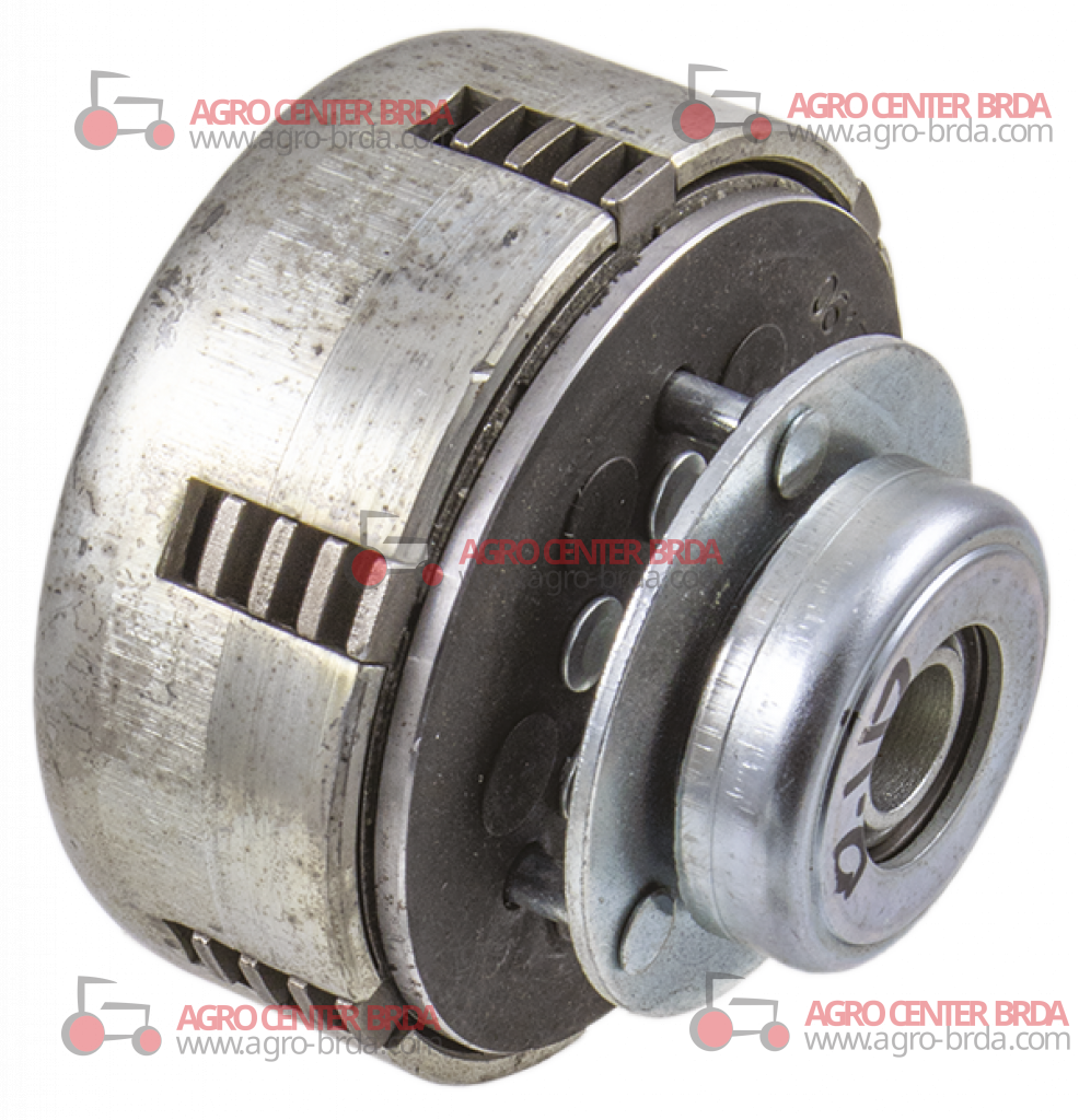 Multiple-plate clutch Ø 103x87 mm with 4 plates 12x15EV - 8 grooves Shaft Ø23 Taper 1:5 Long screw