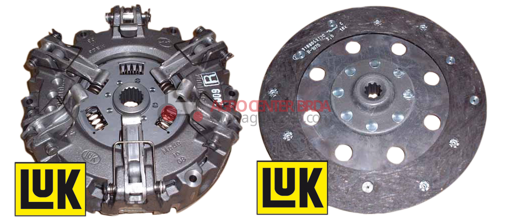 Double clutch kit with 6 levers and internal clutch plate Ø 230 mm