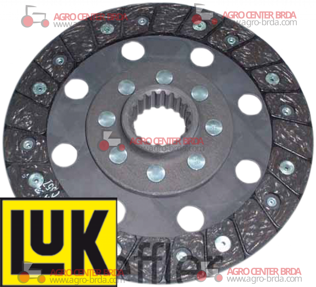 Clutch plate for double clutch Ø 20038x34 - 19 grooves