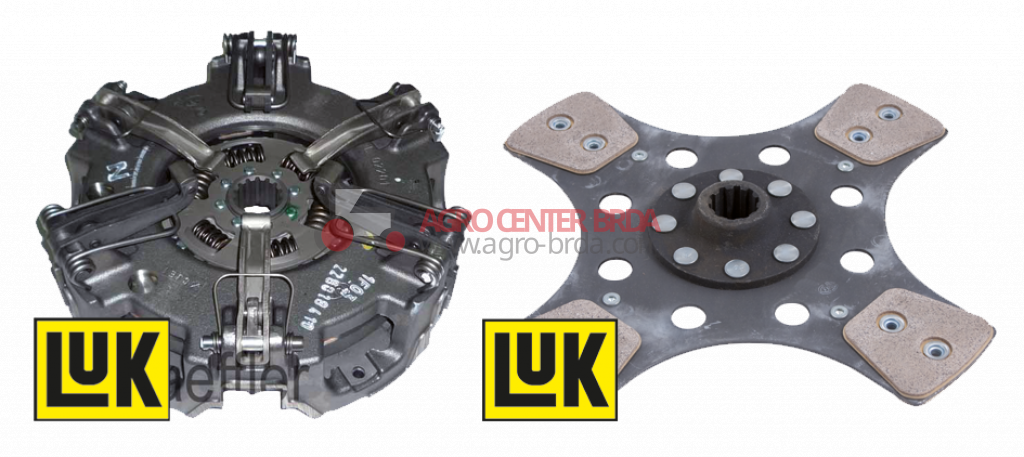 Clutch kit with 6-lever mechanism and plate Ø 280 mm