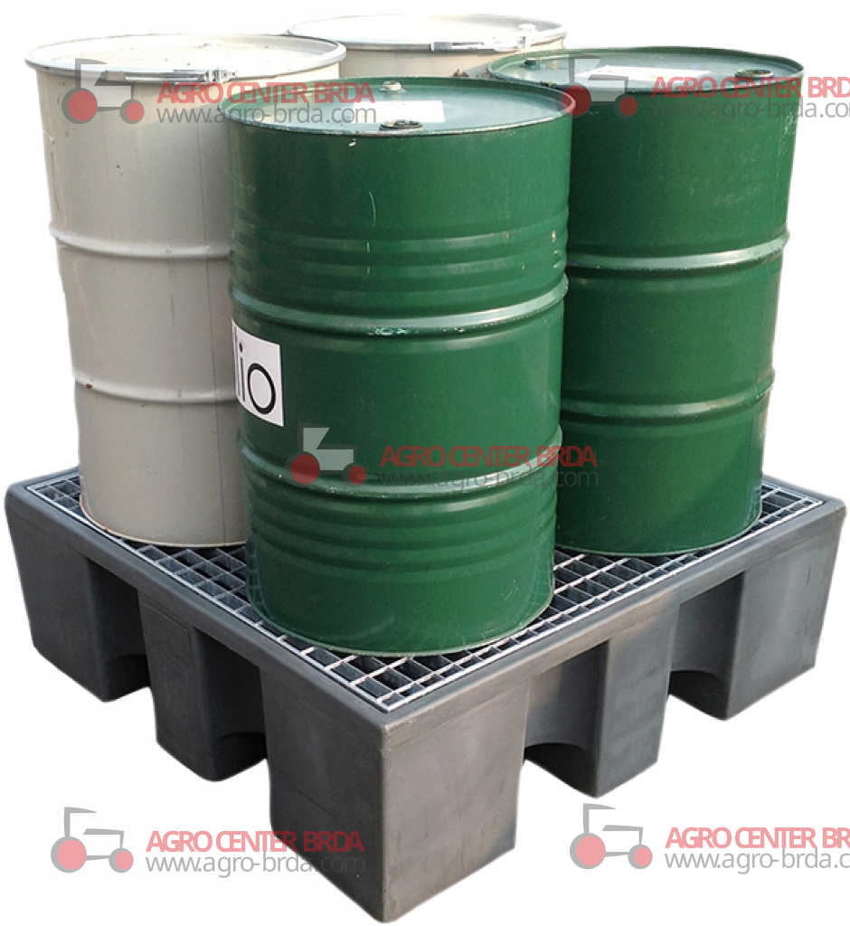 POLYETHYLENE TANK FOR 4 DRUMS