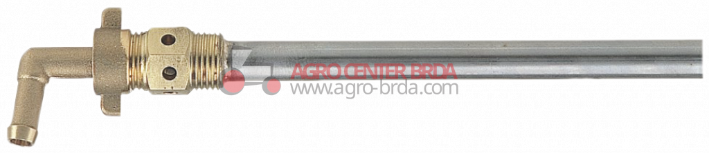 AGITATORE IDROPNEUMATICO A CANNA COMPLETO DI RACCORDO CURVO Ø 10