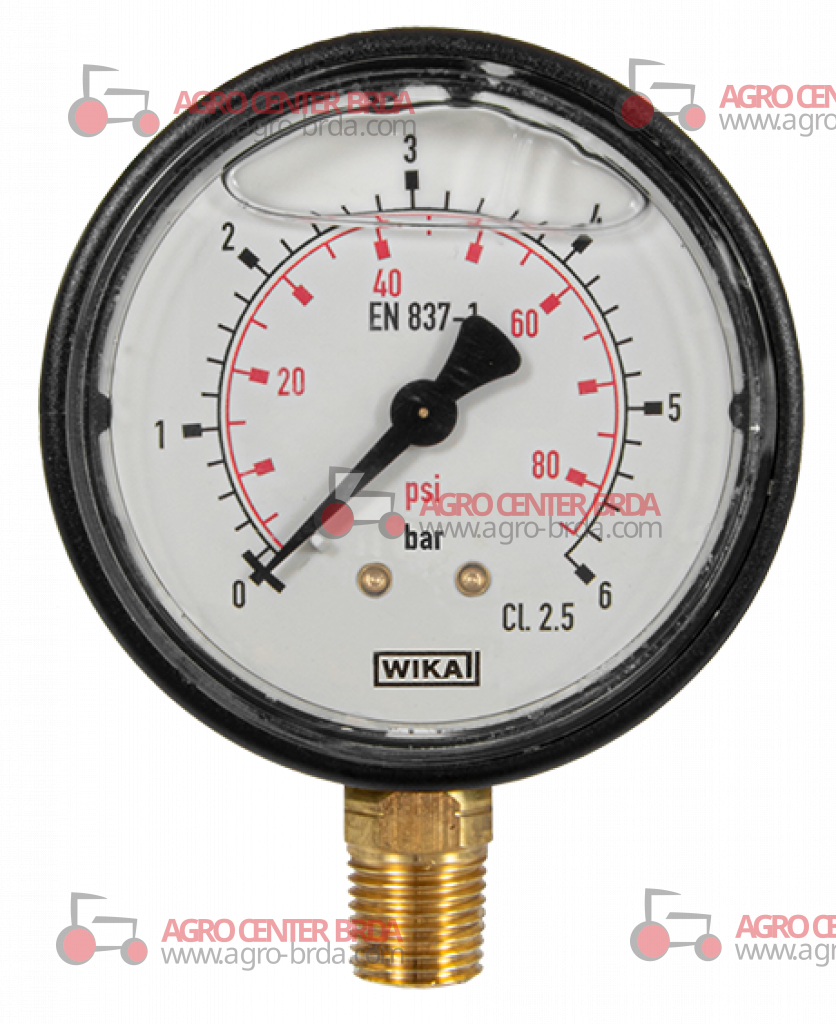 Glycerine pressure gauge