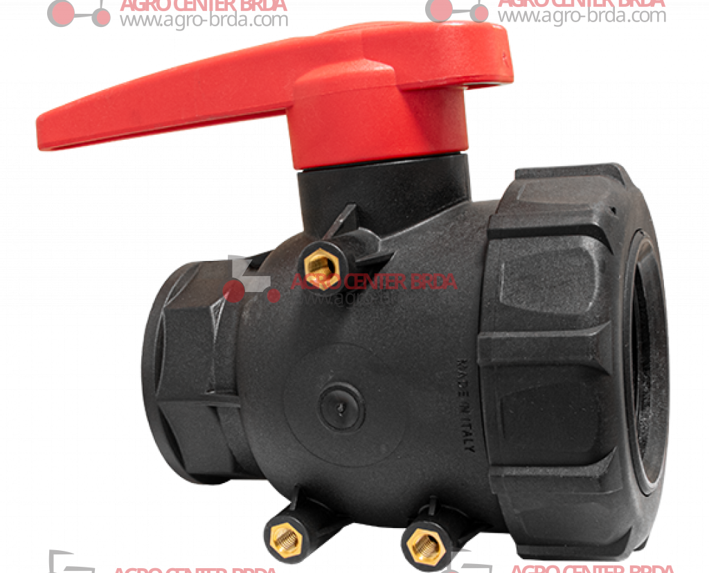 BALL VALVE WITH GAS THREAD FEMALE CONNECTION