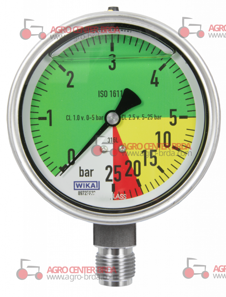 ISOMETRIC GLYCERIN FILLED PRESSURE GAUGES
