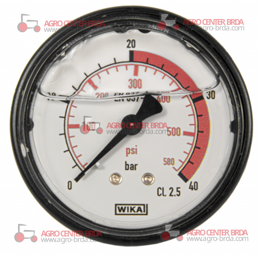 Glycerine pressure gauge