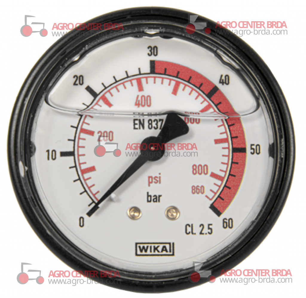 Glycerine pressure gauge