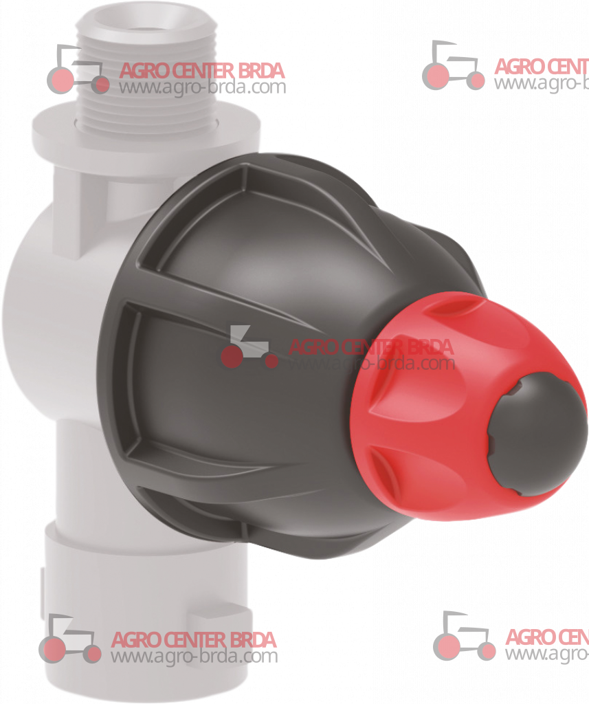 DIAPHRAGM CHECK VALVE WITH SHUT-OFF COCK