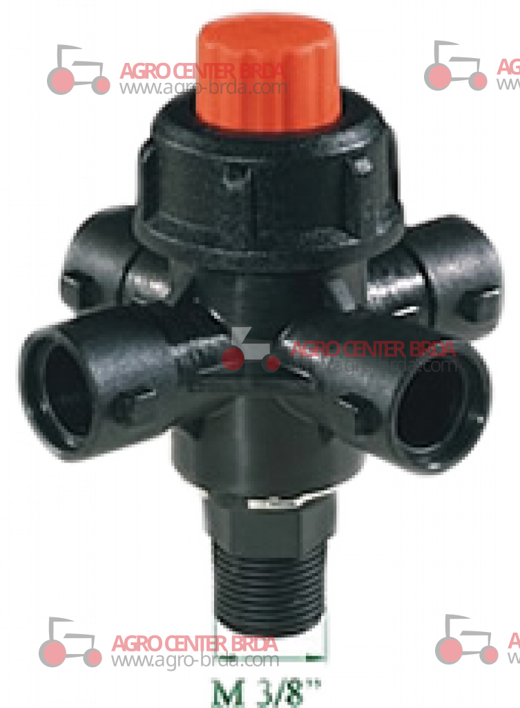 3/8" THREADED WEEDING NOZZLE WITH 4-WAY QUICK COUPLING
