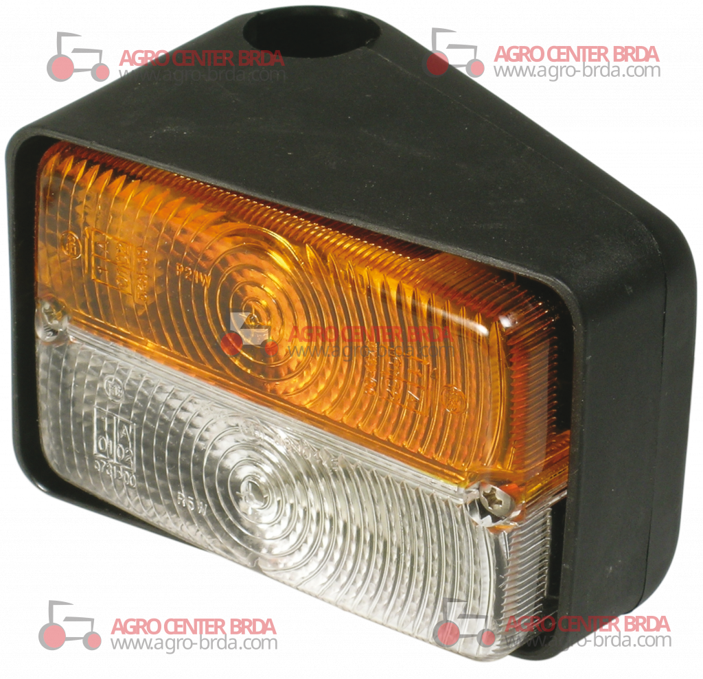 FRONT LIGHT FITTING WITH 2 LIGHTS FOR FIAT - JOHN DEERE