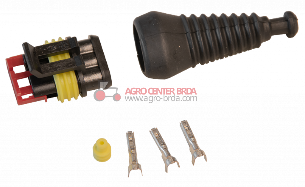 AMP/TYCO 3 ways male connector Kit 