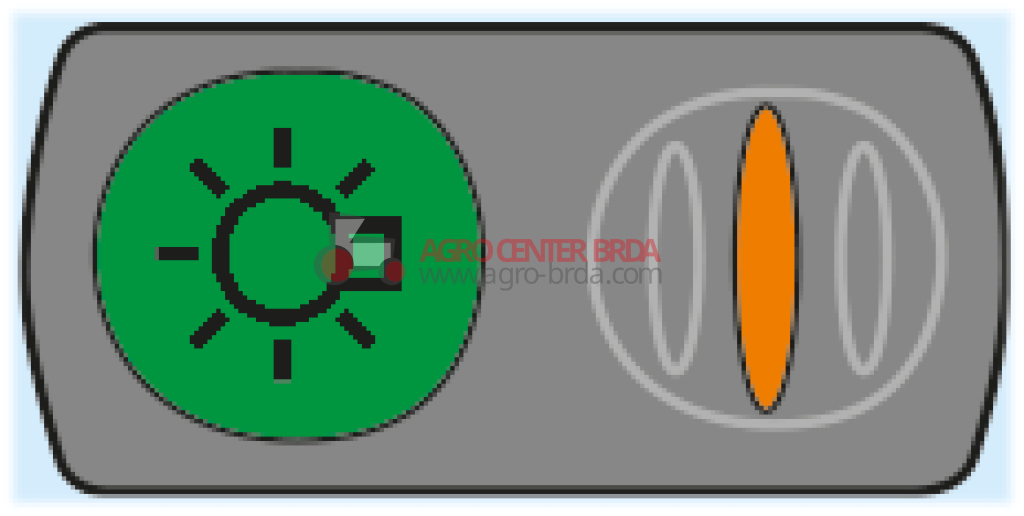 tasto con vetrino int. luci (5 p