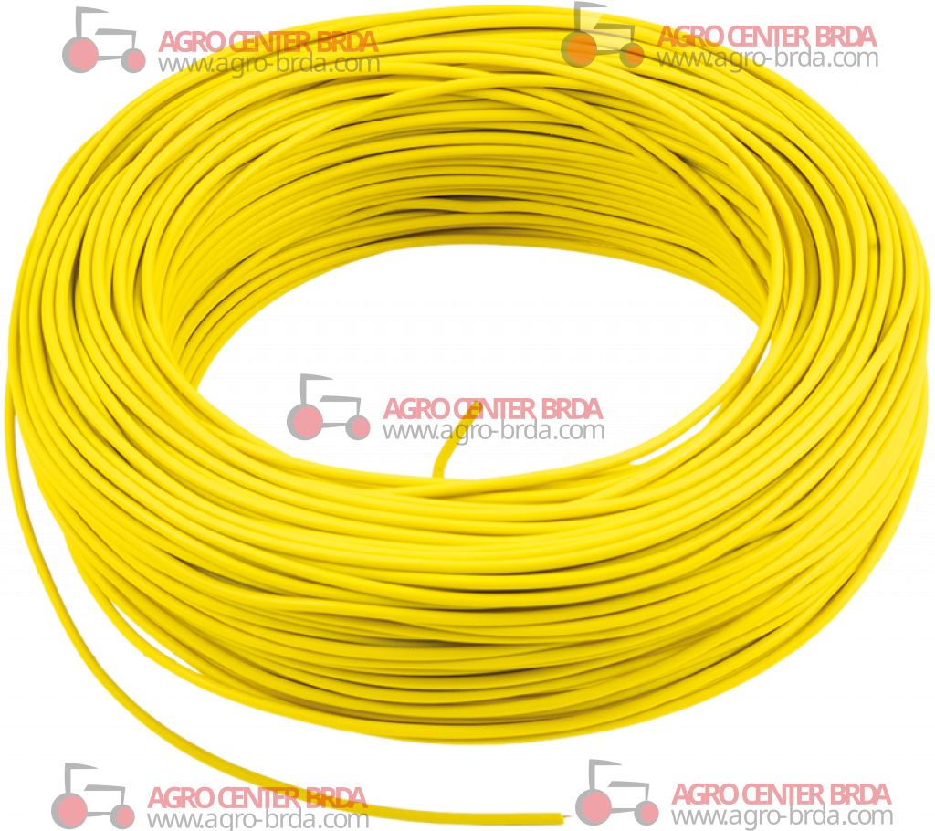 cavo elett. 1filo 1mmq(100MT)GIALLO