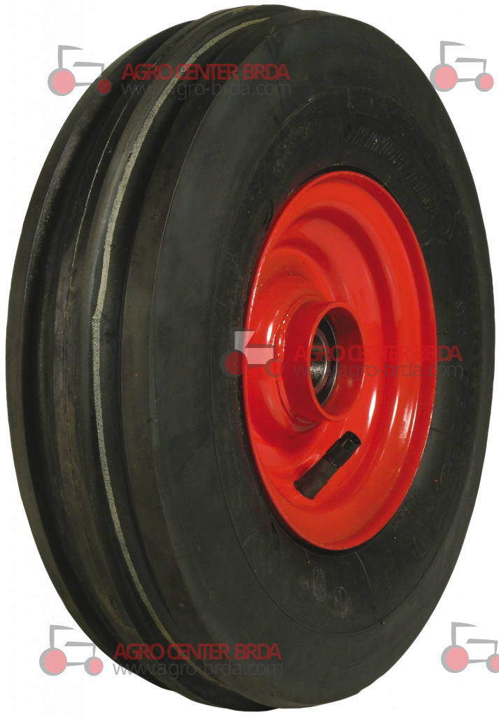 LEADING TYRED WHEELS WITH BEARINGS
