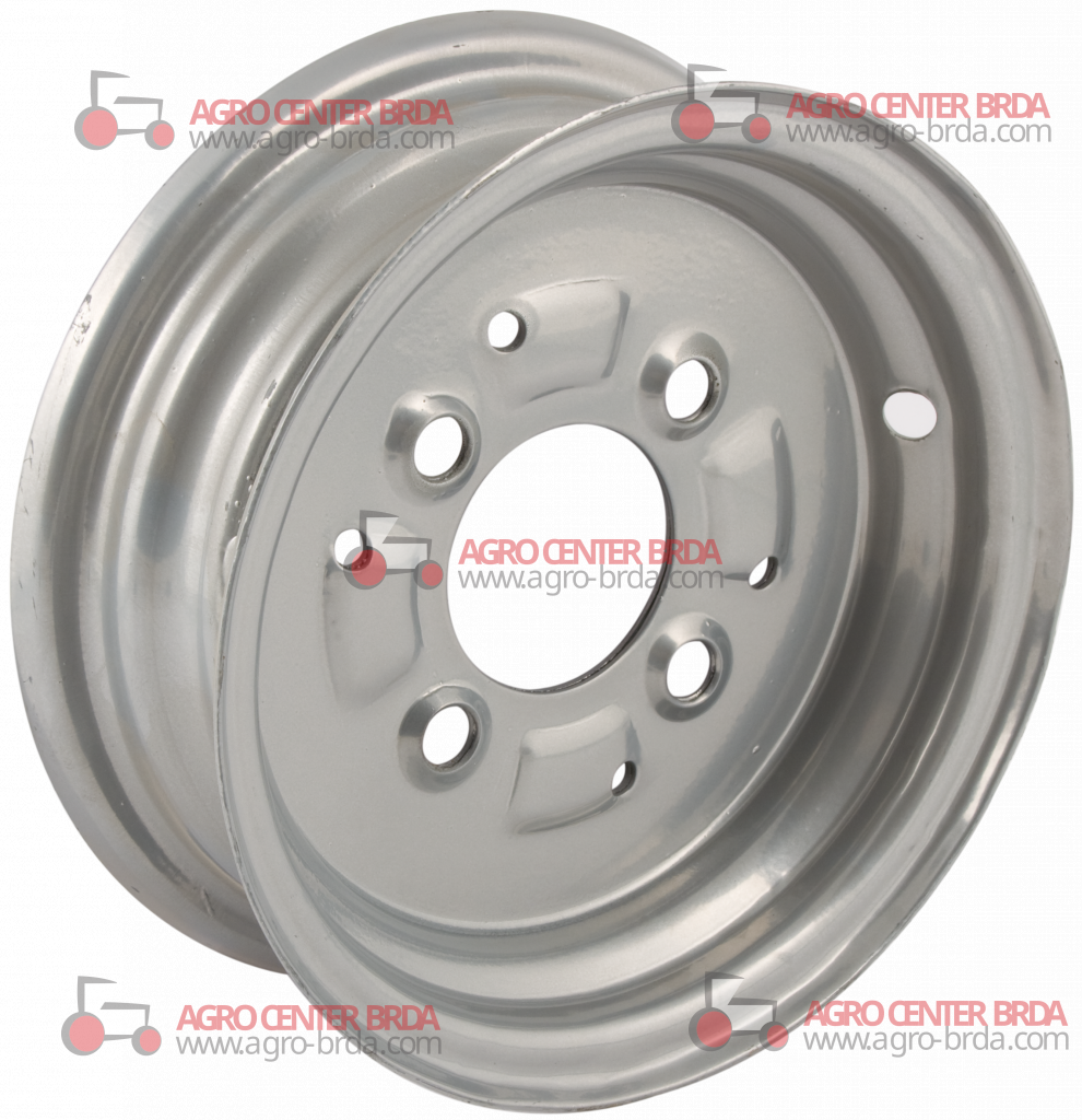 WELDED RIM WITH DOUBLE - CENTRAL FLANGING