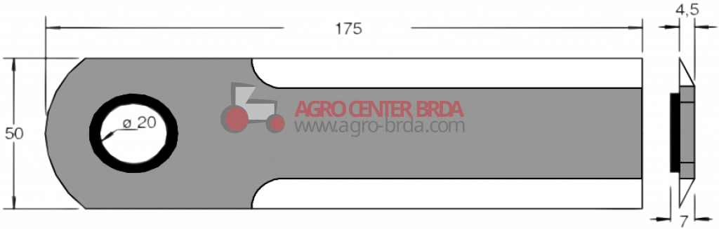 Mower blade for forage cutting