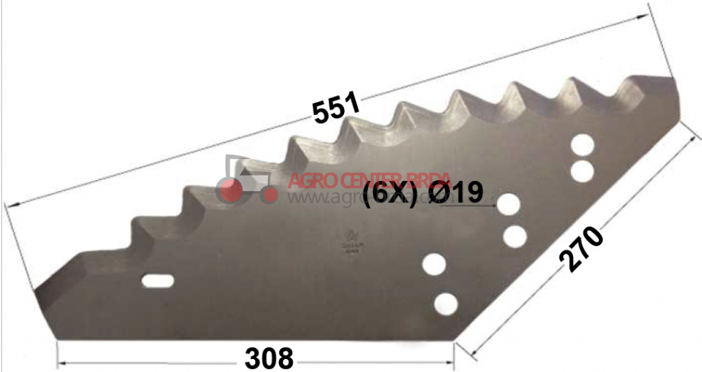 BLADES FOR MIXING MACHINES-VERTICAL