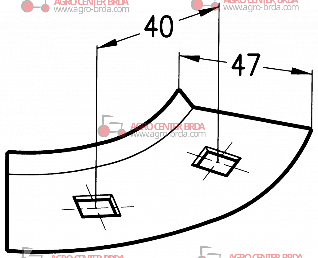 Klemmstück zinkenhalter stern schwader LELY - VICON