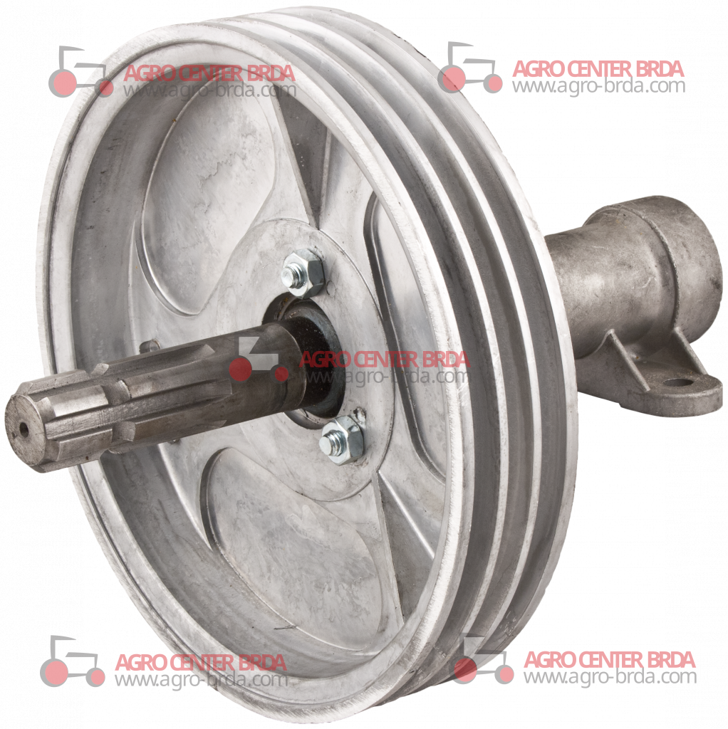 1-3/8" SPLINE SHAFT WITH PULLEY