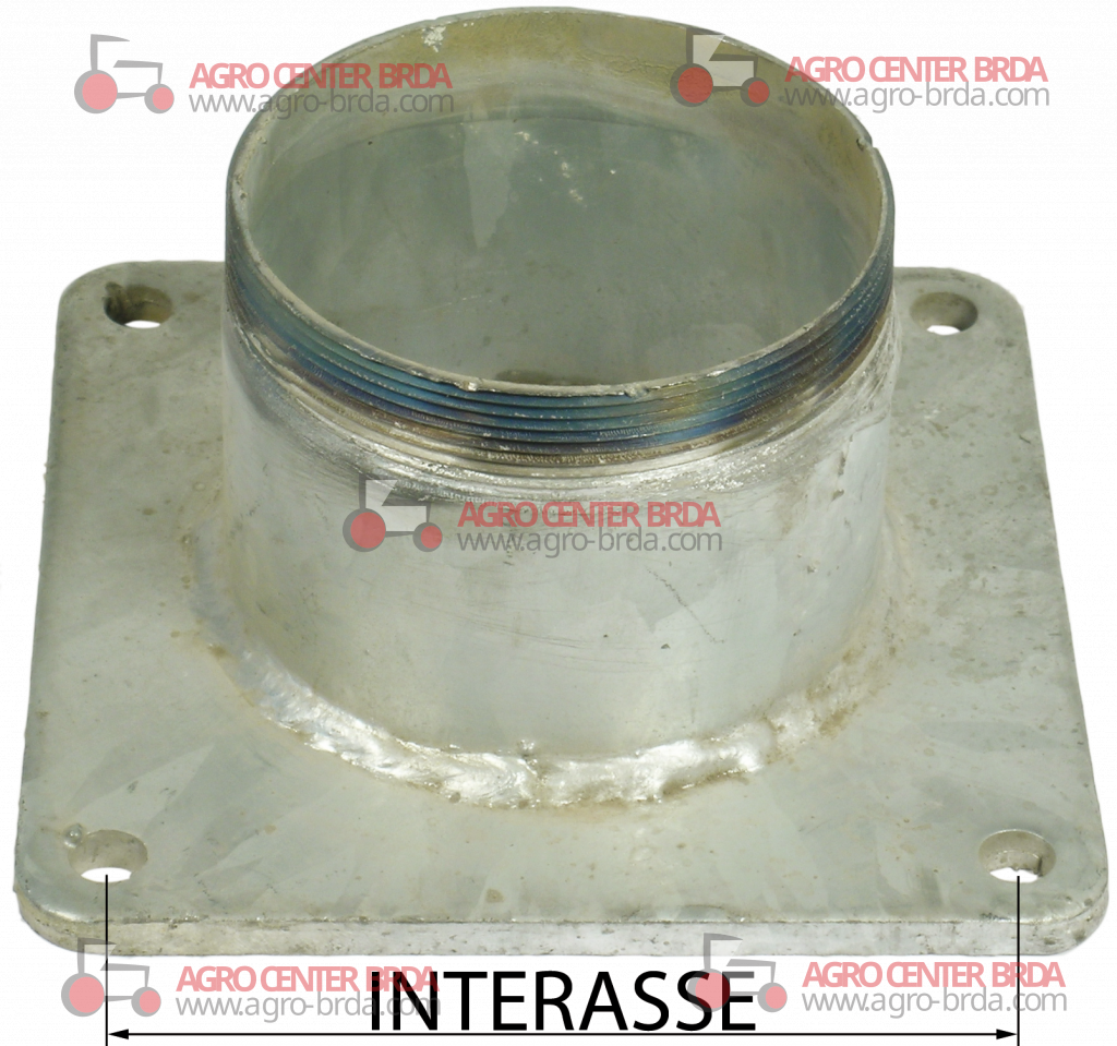 GALVANIZED THREADED STUBPIPE WITH FLANGE