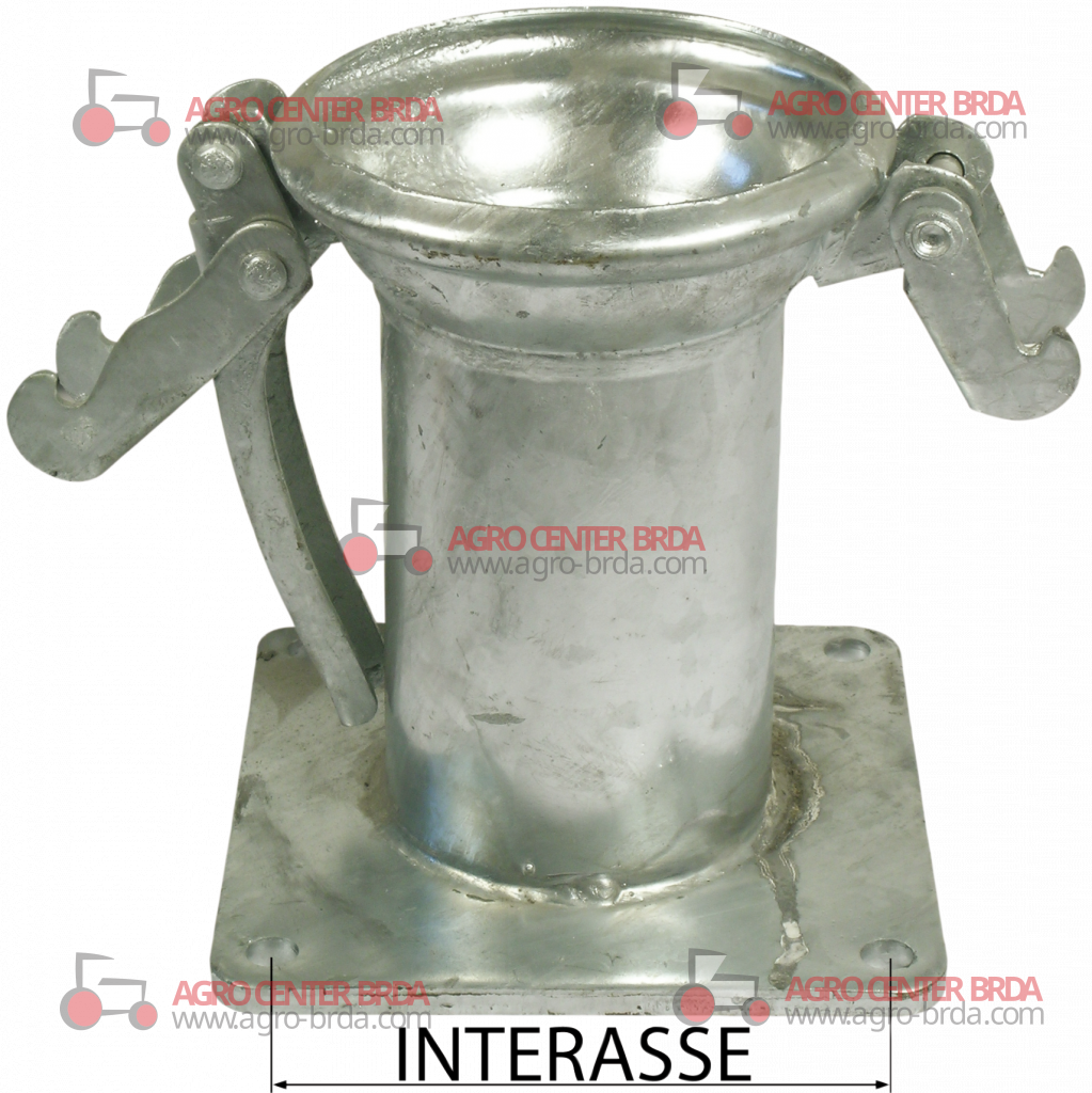 FLANGE WITH GALVANIZED COUNTERSPHERE