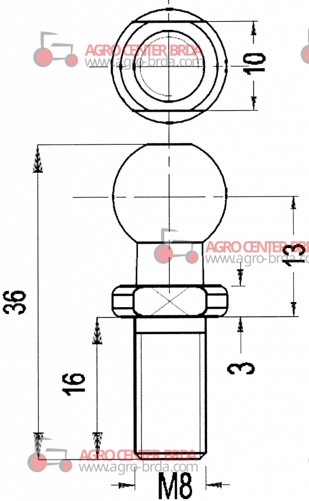 PINS FOR GAS SPRINGS