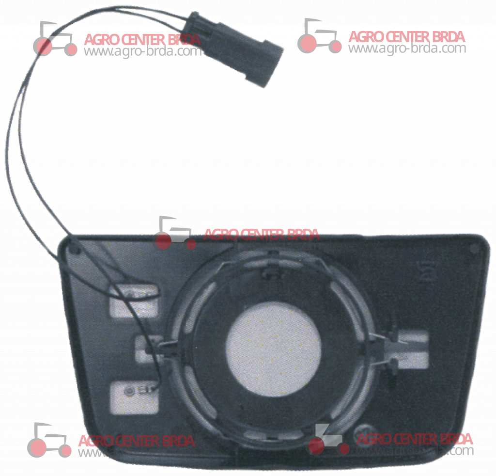 Lower half-base with glass LH-RH self-defrosting