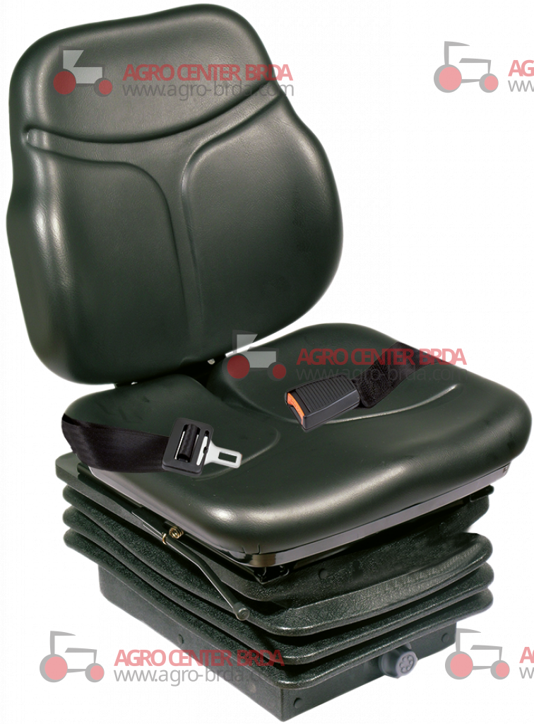 sedile SC74 con molleggio pneumatico M97, cinture fisse e microinterruttore (Omologato)