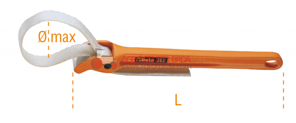 Reversible strip-type pipe wrenches