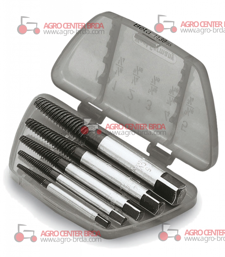 Set of 6 conical extractors
