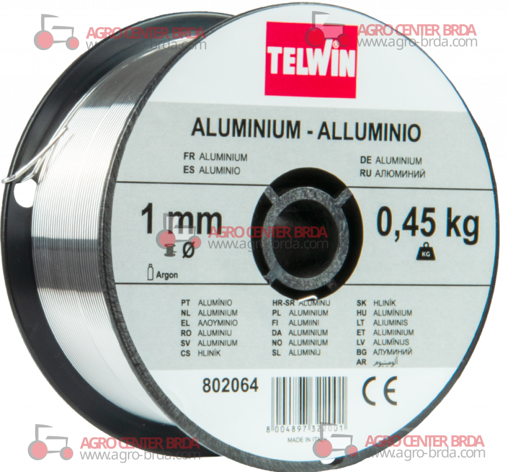 bobina filo 1mm alluminio kg 0,45  
