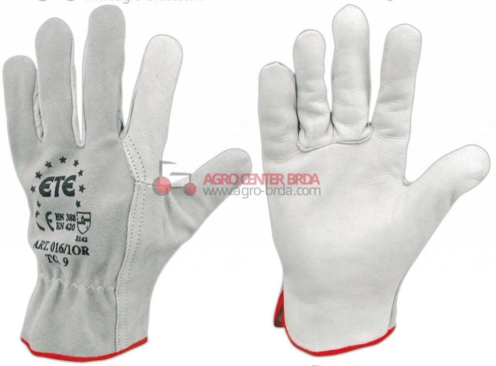 CALFSKIN LEATHER AND SPLIT-LEATHER GLOVES