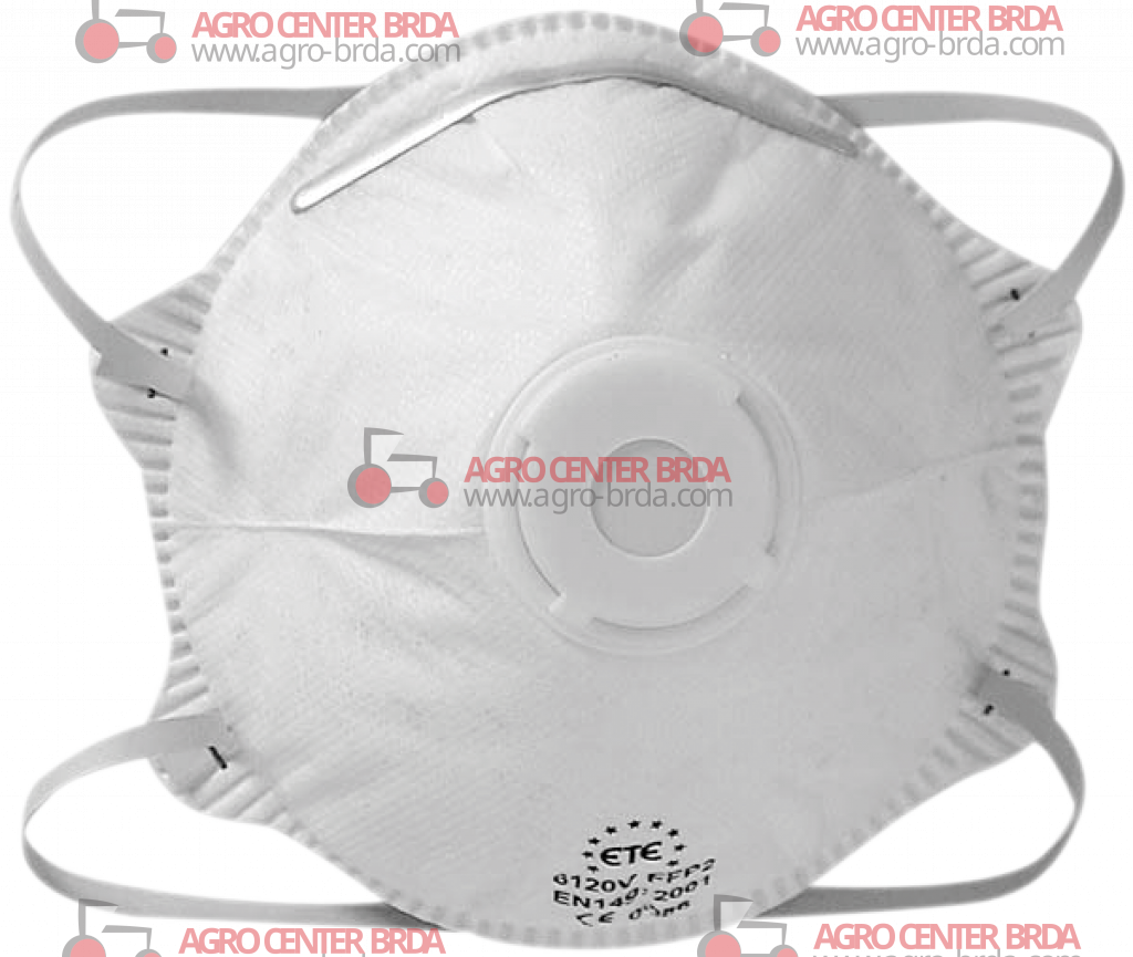 FACIAL FILTER MASKS WITH VALVE FOR LOW OR MEDIUM TOXICITY DUSTS, MISTS AND FUMES