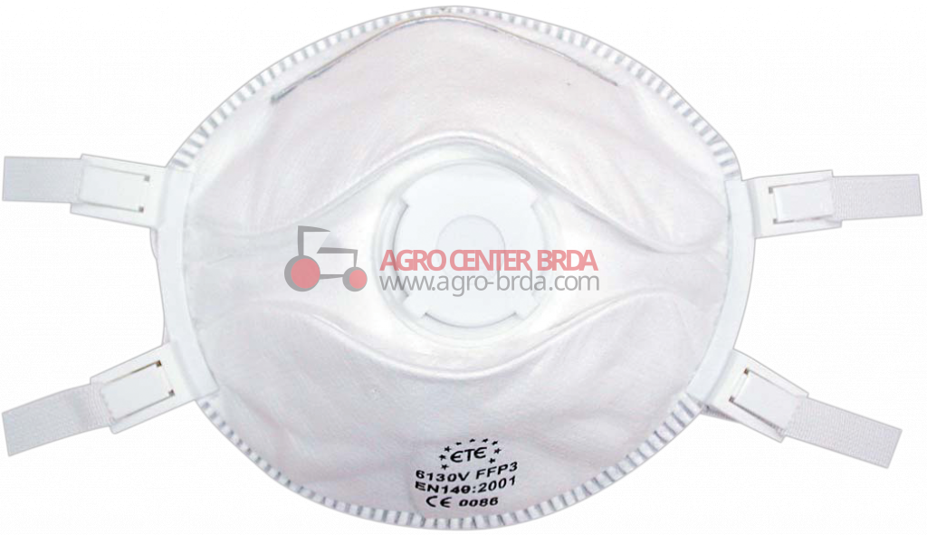 FACIAL FILTER MASKS WITH VALVE FOR TOXIC DUSTS, FIBERS AND FUMES
