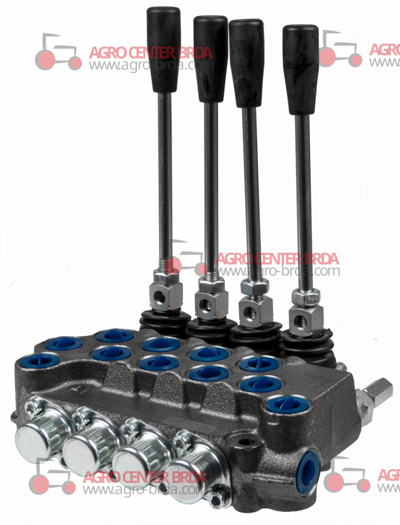 Monoblock valve 4 levers predisposed for CARRY OVER