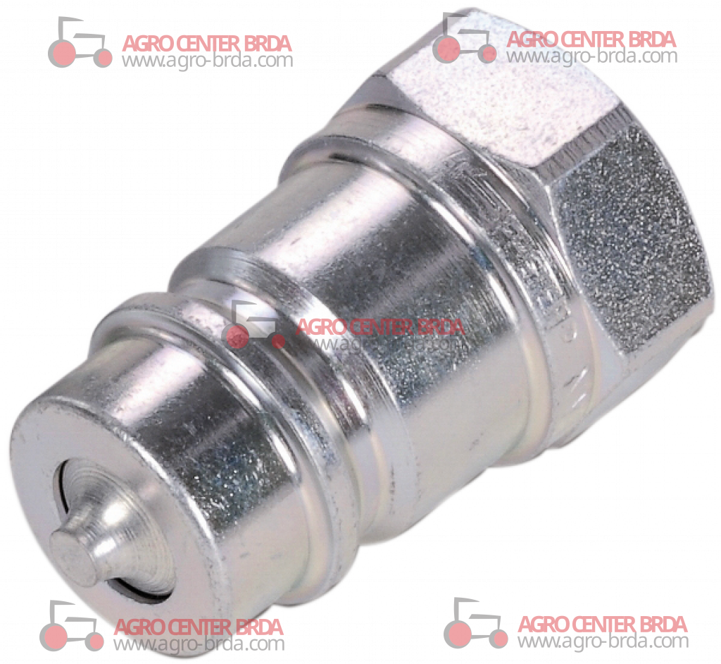 Quick male coupling valve type - ISO interchangeable