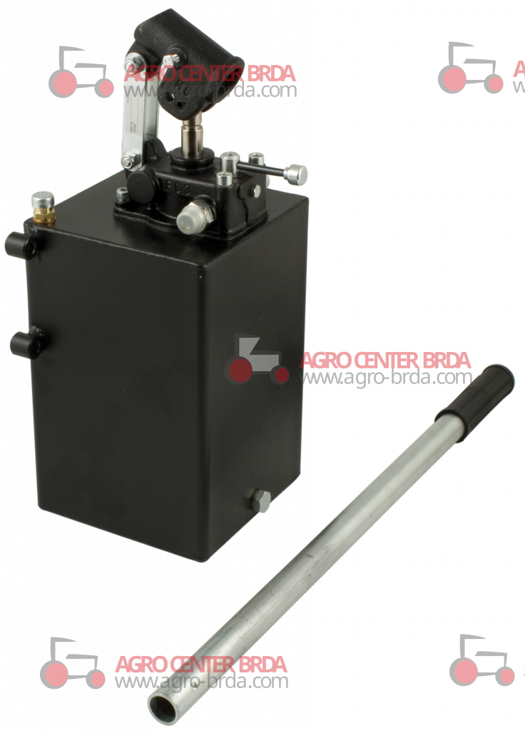 HAND PUMP 25 CC DOUBLE ACTING WITH REVOLER TAP, WITH TANK