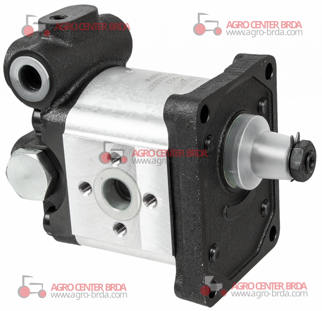 GEAR PUMPS GROUP 2 - WITH FLOW CONTROL VALVES - 1 WAY - 11 cm3 right