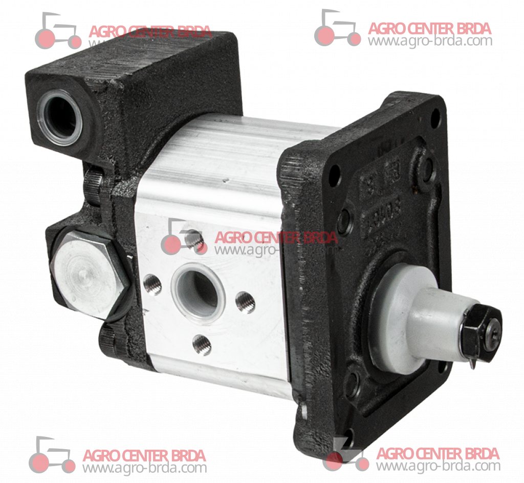 Gear pump GROUP 2 with flow control valve 2 ways
