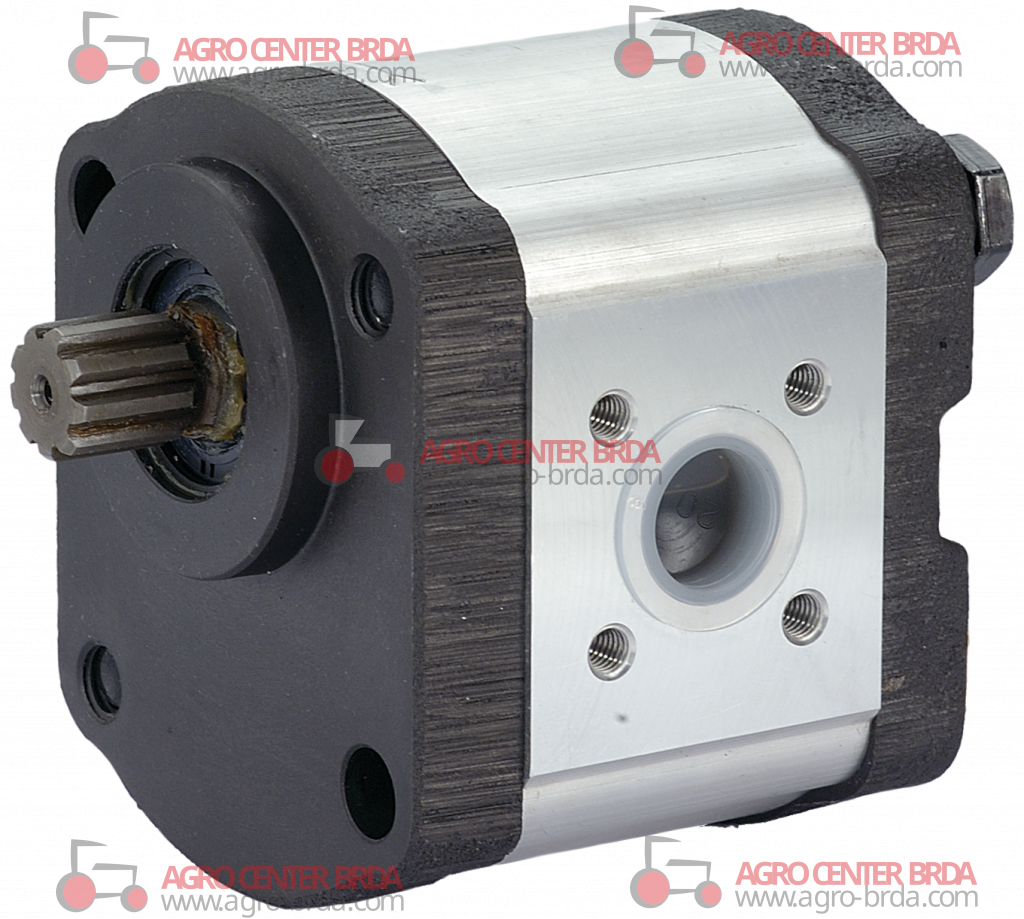 GEAR PUMPS - GROUP 2 - WITH FLANG Ø 50 - SPLINED SHAFT - 6 cm3, right