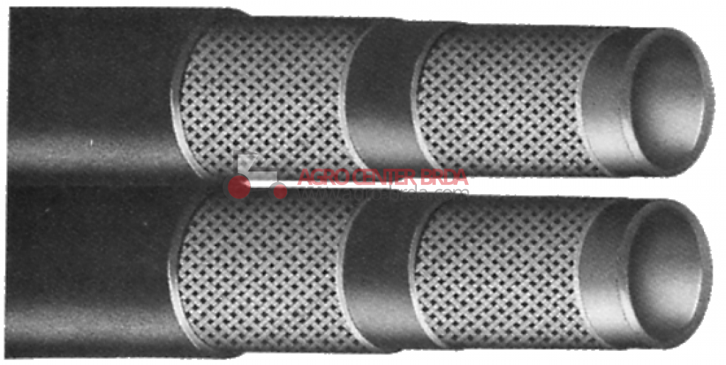 HOSE PIPE FOR MEDIUM PRESSURE VALUES SAE 100 R7 WITH 2 POLYESTER - THERMOPLASTIC MULTIPLE WOUND BRAIDS