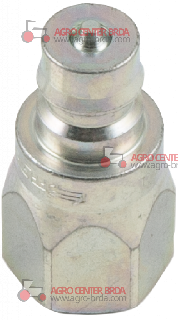 Quick male coupling valve type - ISO interchangeable