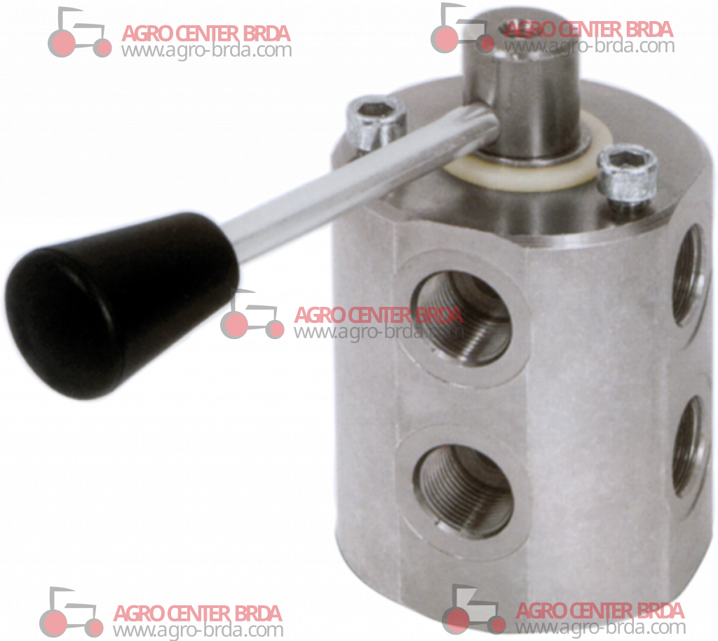 6-WAY STEEL DIVERTER VALVES - 40 L/MIN