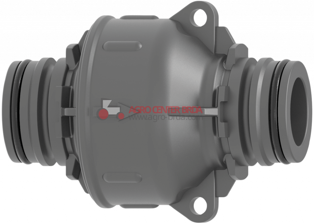 Foot valve with T5 couplings