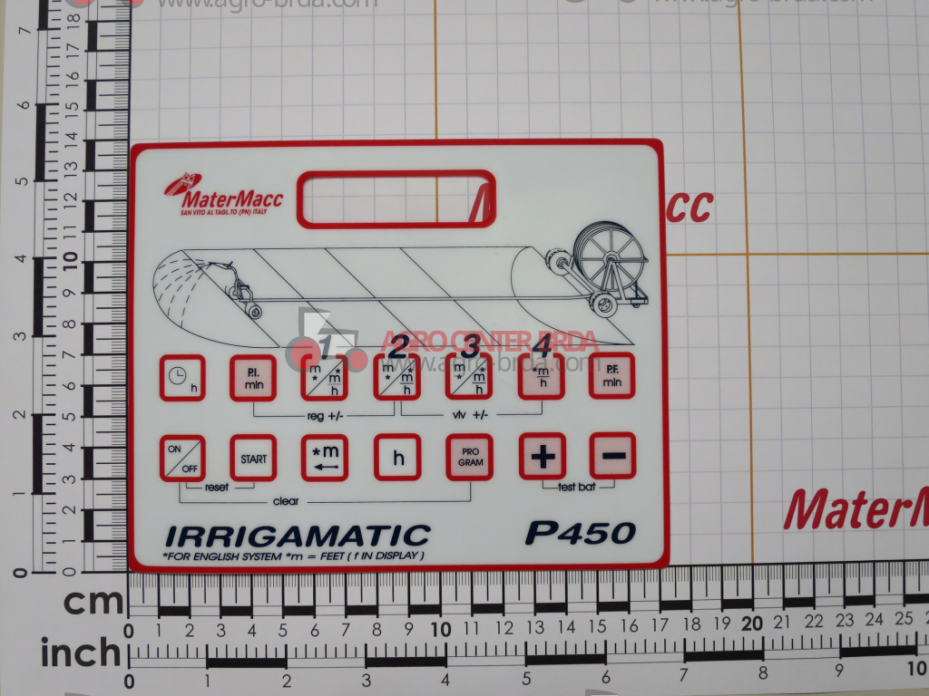 tastiera IRRIMATIC P450
