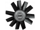 Fan with viscostatic joint CNH