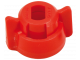 RING WITH BAYONET CAP - RED