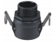 FEMALE adapter with MALE thread